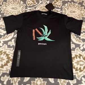 Palm Angels Broken Palm Tree Black T-Shirt Men’s Size Large